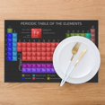 thumbnail image 3 of rthui ty Periodic Table of The Elements Chemistry Placemats Set of 6 Kitchen Table Mats Heatrthui ty Resistant Washable Nonrthui ty Slip Place Mat for Dining Table 12 X 18 Inches, 3 of 5