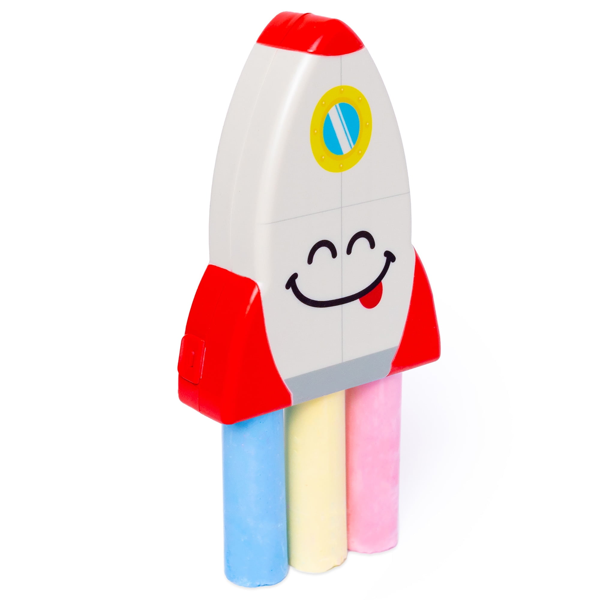 Good Banana : Rocketship Chalksters - Creative Chalk Holder. Includes 3 Pieces of Chalk, Kids Art Supplies, Ages 3+