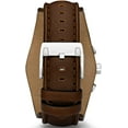 thumbnail image 2 of Fossil Montre Manchette Décontractée pour Homme Coachman à Quartz en Acier Inoxydable et Cuir Brun, 2 of 10