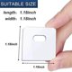 thumbnail image 3 of 16 Set/ 32 Pieces Clear Vertical Blind Repair Tabs, Vertical Blind Repair Vane Savers, Vertical Blin, 3 of 5