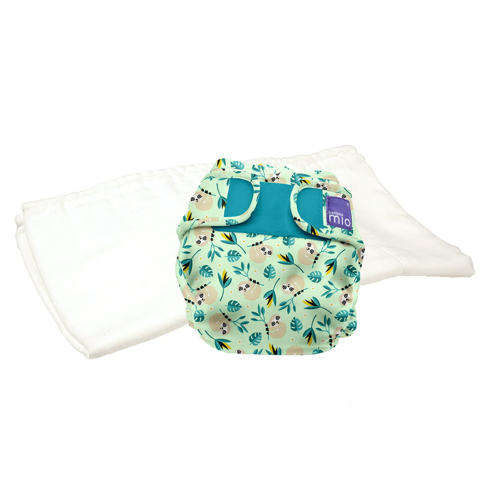 Bambino Mio, miosoft two-piece diaper (trial pack), swinging sloth ...