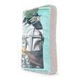 thumbnail image 3 of Star Wars Mandalorian Comic Book Kids Decorative Shaped Pillow, Blue, Disney, 12" x 18", 3 of 9