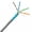 Gray, variant on Shielded Cat5e Ethernet Cable, 1000-Foot Pullbox, Solid Copper, F/UTP, POE & TAA Compliant, White