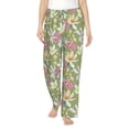 thumbnail image 2 of Lsque Flowers And Buds Print Women's Pajama Pants, Lounge Pant - Comfortable Home Wear,Elastic Waistband, Stylish Design-X-Large, 2 of 9