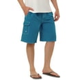 thumbnail image 4 of Pantalones cortos de verano para hombres INSPIRE CHIC para el Día del Padre, con cordón elástico en la cintura, sólidos, para la playa, pantalones de baño de 30 pulgadas, color azul, 4 of 6