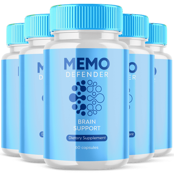 Memo Defender Brain Support Supplement Capsules Advanced Formula Pills 300 Capsules