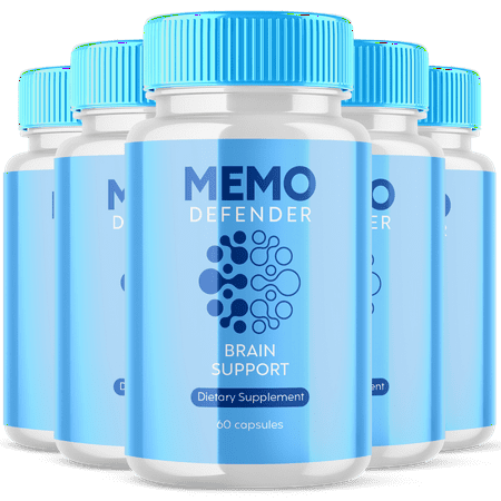 Memo Defender Brain Support Supplement Capsules Advanced Formula Pills 300 Capsules