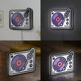 thumbnail image 2 of Turntable 3D Novelty Light Box, Audiophile Wall Light for Listening Rooms and Home Sound Spaces (Height 8 inch, 20cm), 2 of 9