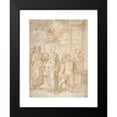 thumbnail image 2 of Bartolomeo Neroni 15x18 Black Modern Framed Museum Art Print Titled - Sibyl Announcing the Birth of Christ to the Emperor Augustus (1505-71), 2 of 5
