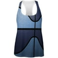 thumbnail image 1 of Championship Basketball Navy & Light Blue All Over Womens Work Out Tank Top, 1 of 2