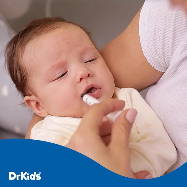 DrKids Probiotic Vitamin D Drops, Clinically Proven Strains, May Support Infant & Child Gut and Digestive Health*, Powerful Immune Support and Guaranteed Live Cultures, 0.5 fl. Oz. (15 ml)
