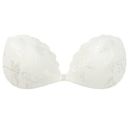 HYSYSB Push Up Bras bandeau Bras for Women sticky Bra adhesive Bra women Strapless Bra Breast Up Sightless Bra Self Adhesive Bra strapless Sticky Bra White E
