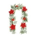 thumbnail image 2 of Pinos y Canes de Navidad, Ramas de Navidad con Luces, Tres Colores de Flor, Cabezas de Flor Rojas, para Decoración de Hogar y Jardín, Perfectos para Exterior, Resistente al Clima, Iluminación LED,, 2 of 7