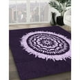 thumbnail image 2 of Ahgly Company Indoor Round Patterned Lavender Purple Area Rugs, 7' Round, 2 of 6