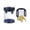 Black, variant on Lynono Co.,Ltd Garlic Press Slicer Vegetable Chopper With Stainless SteelB1adePush Type Fruit Cutter Cup For Kitchen Food Preps Tool