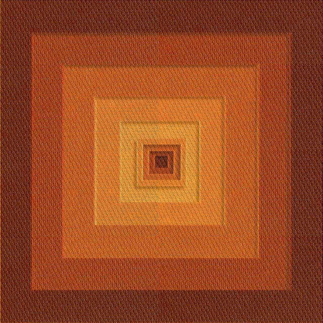 Ahgly Company Machine Washable Indoor Square Transitional Orange Red Orange Area Rugs, 4' Square