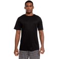 thumbnail image 3 of 5 Pack: Men's Active Dry Fit Moisture Wicking Athletic Performance Workout Stretch Crew Neck Short Sleeve Top Medium, Black, 3 of 7