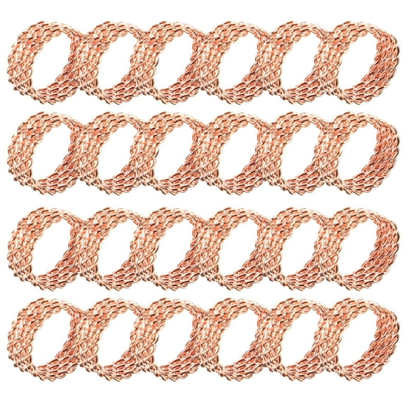 Raindrops 5Pack Dreadlock Accessories Filigree Tube Hair Decoration Hard Wearing Metal