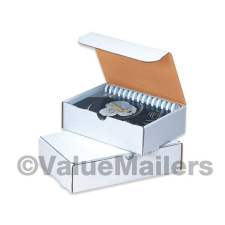 50 - 11 3/4 x 10 3/4 x 2 1/4 White Shipping Mailer Literature Box Packing Boxes