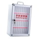 thumbnail image 4 of Caja de almacenamiento para teléfono, de aleación de aluminio, con asa portátil 36 ranuras, 4 of 9