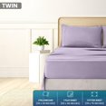 thumbnail image 2 of Juego de sábanas dobles Utopia Bedding de microfibra cepillada color lavanda, 2 of 5