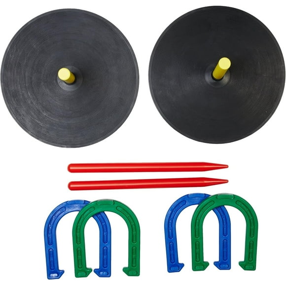 Brand New- Rubber Portable Horseshoe Outdoor Yard Game Set
