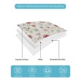 thumbnail image 4 of Full Size Quilt Bedding Set, Spring Floral Reversible Summer Quilt 3 Pieces, Elegant Pastoral Flowers Rustic Lightweight Bedspreads Coverlets with 2 Pillow Shams for All Seasons, 4 of 5