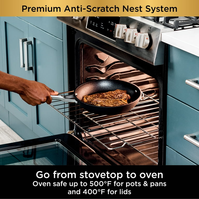 Ninja™ Foodi™ NeverStick® Premium Anti-Scratch Nest System, 3-Piece  Cookware Set C53000 