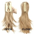 thumbnail image 6 of SEGO Bendable Adjustable Messy Ponytail Hair Extension with Jaw Claw Clip in Hair Extension, 6 of 6