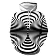thumbnail image 4 of Sudadera con capucha para hombre Vertigo en blanco y negro con estampado 3D, sudadera con capucha de manga larga, sudadera de gran tamaño, ropa de primavera y otoño, 4 of 5