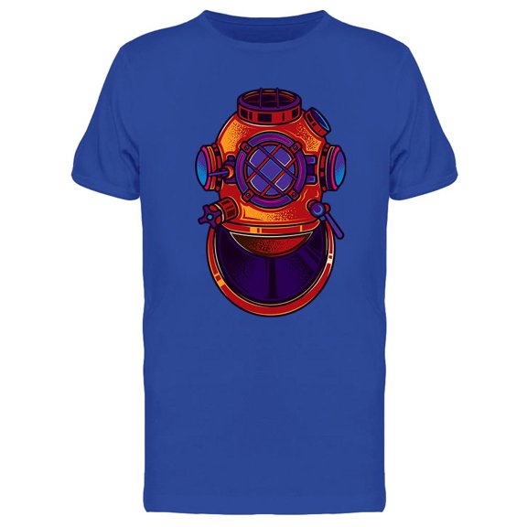 Diving Helmet T-Shirt Men -Image by Shutterstock, Male Medium