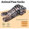 thumbnail image 2 of Funny Socks for Men Women Teens - Fun Animal Cat Paws Socks 3D White Elephant Novelty Gifts for Dad Husband Cute Funky Crazy Socks - Valentine's Christmas Gag Gifts Stocking Stuffers, 2 of 7