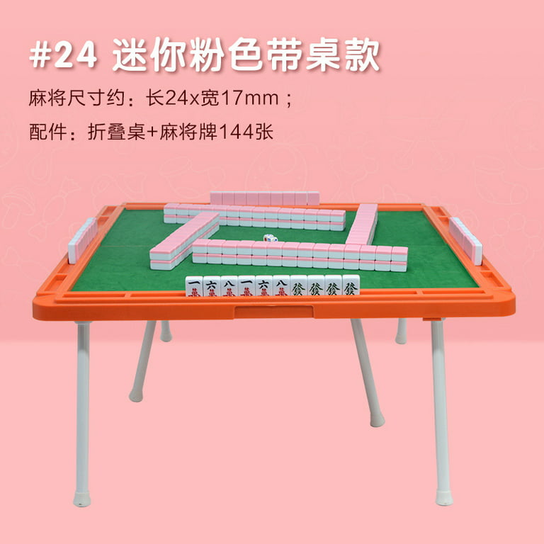 Traditional Mini Mahjong with Box, Friend Gathering Game, Family Game, Table