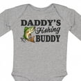 thumbnail image 4 of Inktastic Daddy's Fishing Buddy Boys Long Sleeve Baby Bodysuit, 4 of 5