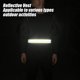 thumbnail image 4 of Equipo reflectante para correr, bandas reflectantes para brazos, muñecas, tobillos y piernas, accesorios de ciclismo para mujeres y hombres, 4 of 6