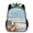 Black, variant on Adult Cute Gnomes Travel Backpack, Casual Daypack with Adjustable Shoulder Straps, St Patricks Day Laptop Backpack