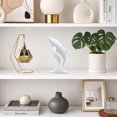 thumbnail image 6 of Mother and Baby Dolphin Resin Figurine 10x4.5cm, 3D Printed Nautical Sculpture with Smooth Texture, Tabletop Shelf Decor for Home Bathroom Gift, 6 of 7
