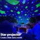 thumbnail image 2 of Luz de noche para niños, lámpara de proyector Rotación romántica de 360 °, Luz de noche de bebé estrella, Lámparas de noche Lámparas de estado de ánimo (4 LED 8 Modos de iluminación 2 Modos de carga) Kuyhfg Sin marca, 2 of 5
