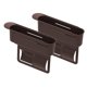 thumbnail image 2 of Organizador de 2 piezas para rellenar el espacio del asiento, caja de almacenamiento lateral para consola de automóvil, universal, fácil de usar Marrón, 2 of 8