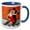 Blue/White, variant on 3drose, Argentina, Buenos Aires, La Boca. Tango Dancing - Sa01 Bja0005 - Jaynes Gallery, 11oz Two-tone Red Mug