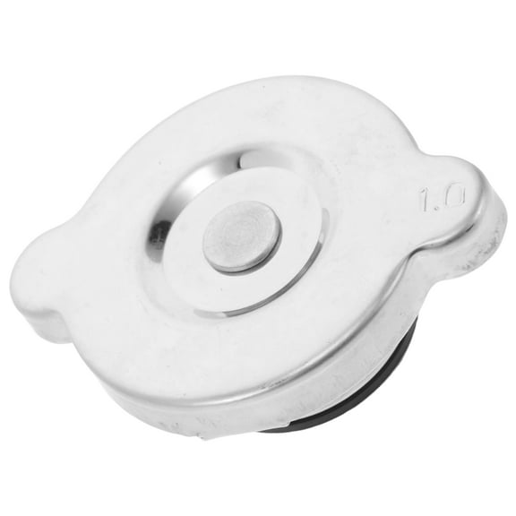 GETAJGHSD High Pressure Stainless Steel Radiator Cap for Car Use Durable Waterproof Silver Engine Coolant Cap