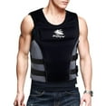 Zeraty Men Life Jacket Impact Vest Buoyancy Swimming Vest Safety Life