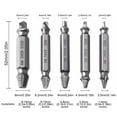 thumbnail image 3 of 6 Piece Broken Screw Extractor Set Left Hand Drill Bit For Removing Damaged Stripped Screws (04# Size Range), 3 of 7