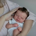thumbnail image 3 of Lifelike Reborn Baby Dolls - 18" Girl Realistic Baby Doll Real Life Baby Dolls Newborn Baby Doll with Vinyl Body for 3+ Years Old Kids Gifts, 3 of 5
