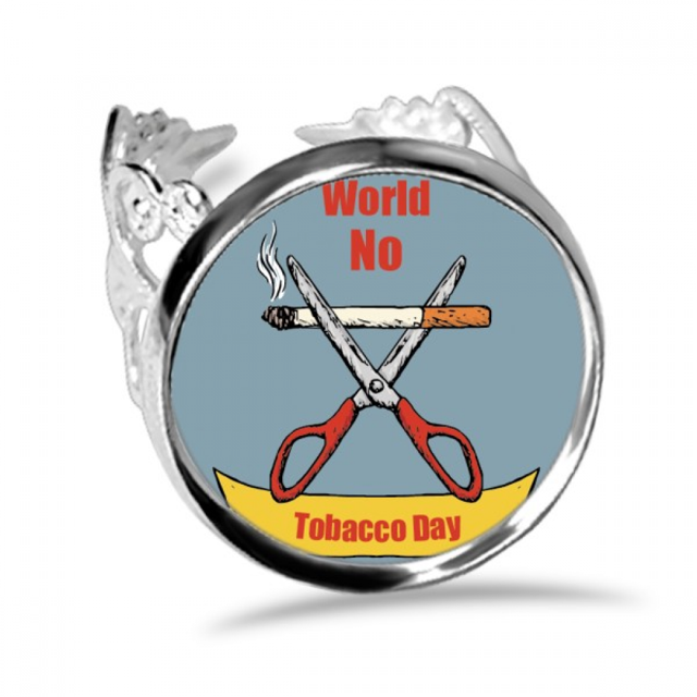 Logo cortar el cigarrillo Anillo de compromiso de boda de amor ajustable Unbranded M