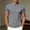 Gray, variant on Mens Mock Neck T Shirts Short Sleeve Mock Turtleneck Undershirt Loose Fit Summer Casual Basic Tees Light Blue