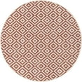 thumbnail image 6 of Jill Zarin Outdoor Collection Area Rug - Costa Rica (4' 1" Round Rust Red/Ivory), 6 of 7