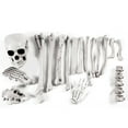 thumbnail image 2 of Hadanceo 14/18/24Pcs Halloween Skeleton Stake Set Skeleton Bone Decoration Plastic Skeleton Head with Feet Arm Skeleton Stake Haunted House Chamber Bar Props Halloween Party Decoration, 2 of 7