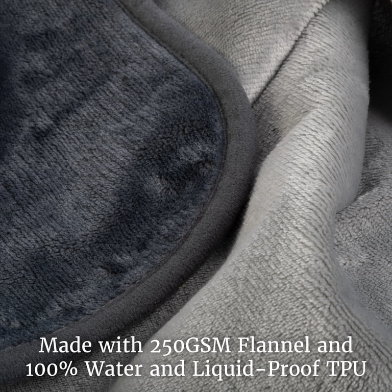Lavish Home 80x80 Waterproof Blanket for Kids, Pets, and Outdoors