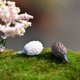 thumbnail image 4 of 4pcs Miniature Landscape Bonsai Ornament Animal Statue Hedgehog Sharpla Miniatura, 4 of 8